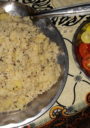 A picture of Jeera rice.