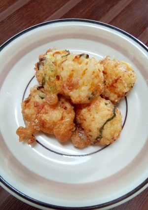 Foto resep Bola2 nasi daging sapi mpasi baby embun 10m+