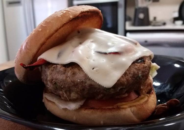 Hamburguesa casera de ternera