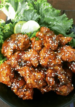 Foto resep Ayam goreng krispi saus madu
