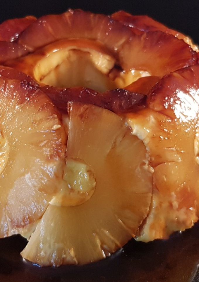 Una foto de Tarta fresca de piña