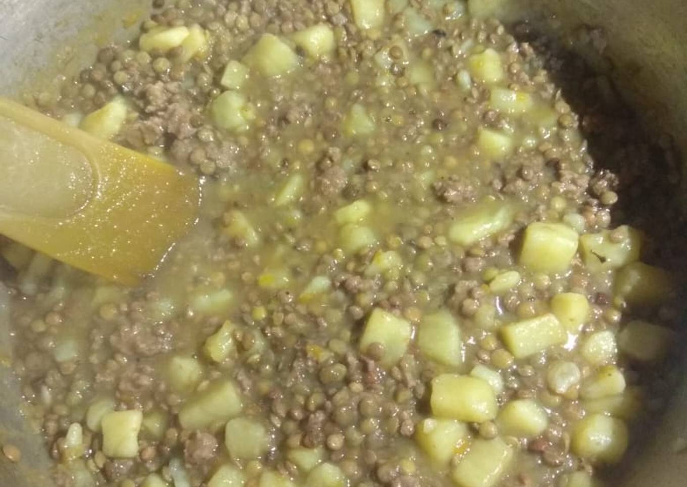 Guiso de lentejas fácil