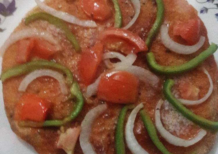 Simple Way to Make Homemade Rawa pizza