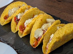 O poză a rețetei TACO cu PUI.
