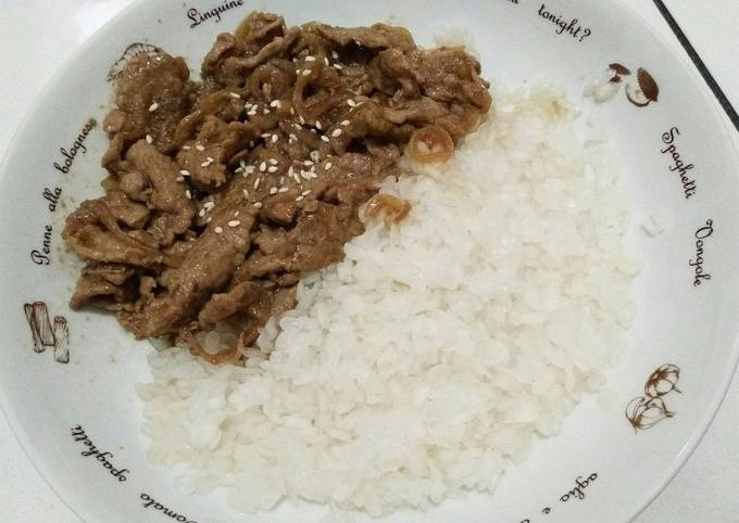 Beef Teriyaki with Shirataki Rice