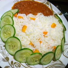 A picture of Carrot rice.