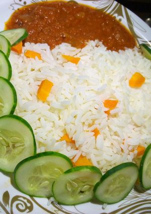 A picture of Carrot rice.