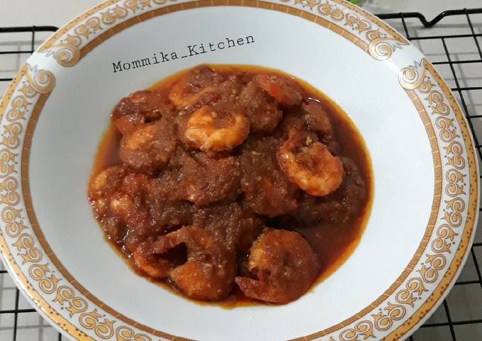 Udang asam manis pedas