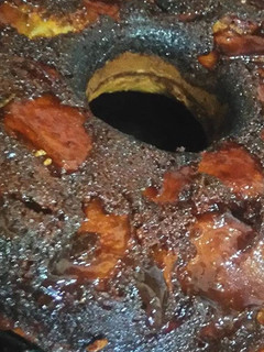 Una foto de Torta de manzana invertida