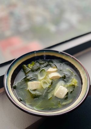 Hình của món Súp miso.
