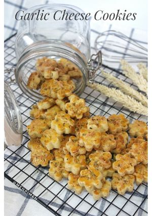 Foto resep Garlic Cheese Cookies