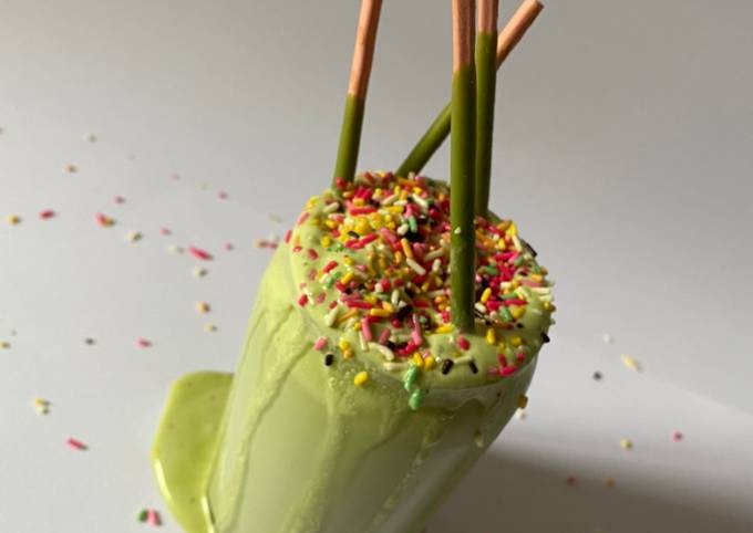 Langkah Mudah untuk Menyiapkan Matcha Milk Ice cream Jepang, Menggugah Selera