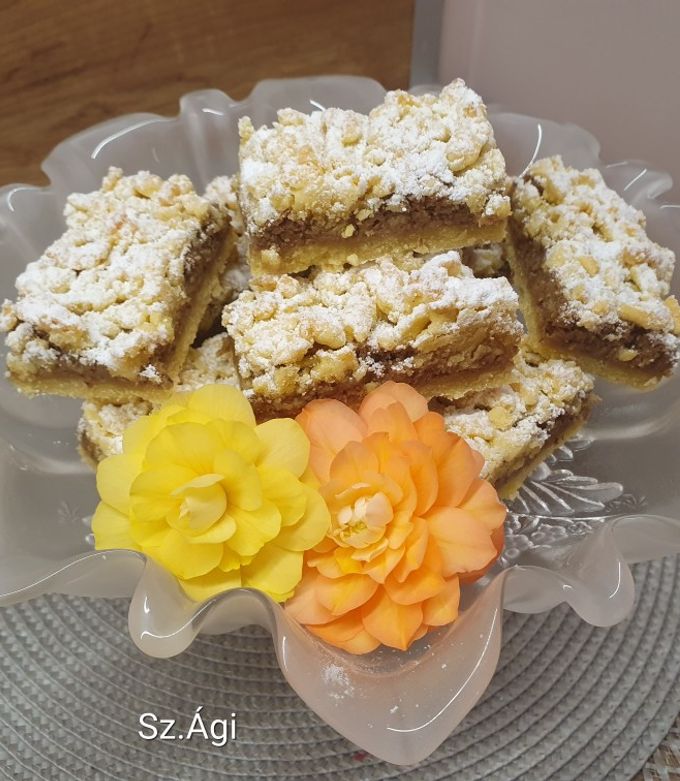 Dióhabos linzer recept fotója