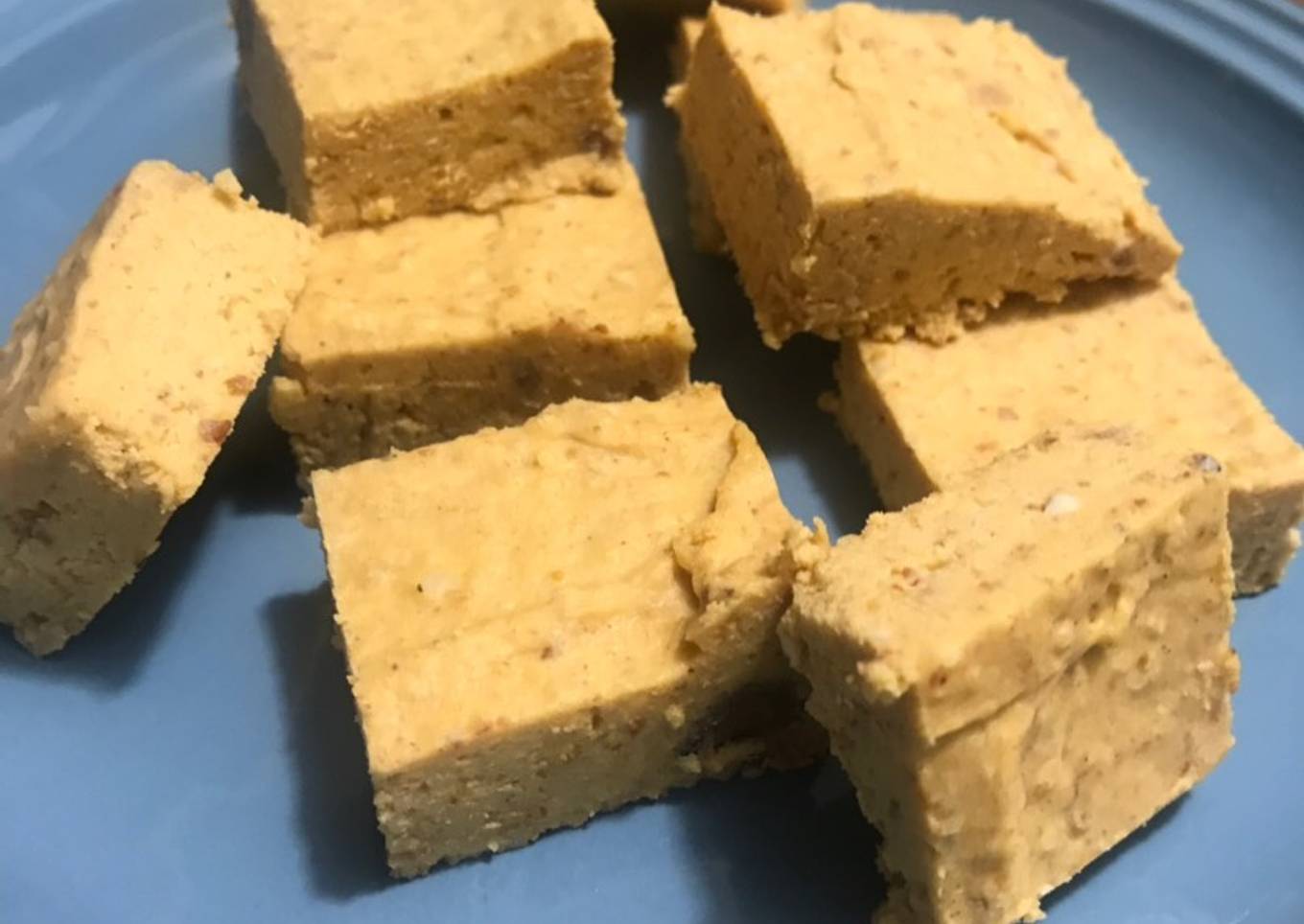 Fudge de calabaza vegano