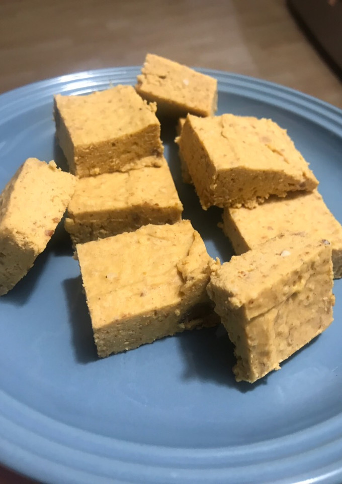 Una foto de Fudge de calabaza vegano