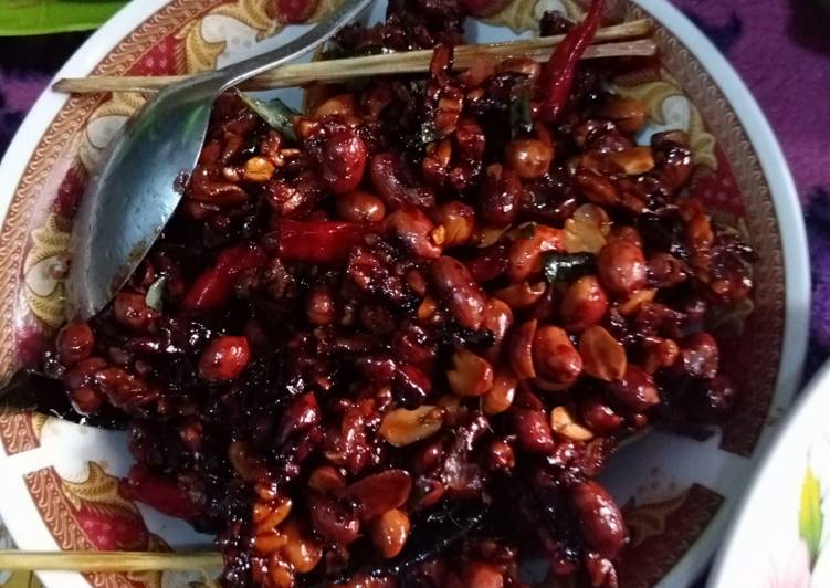 Resep Orek kering tempe kacang?, Lezat Sekali