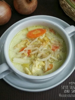 Foto resep Sayur Tauge Tahu Kuah Santan