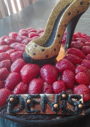 Una foto de Torta de chocolate bien esponjosa