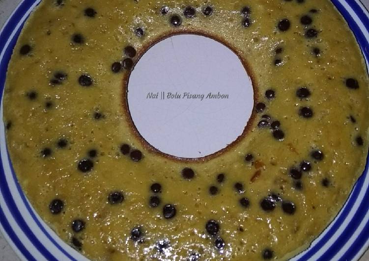 Bagaimana Menyiapkan Bolu Pisang Ambon🍌, Bisa Manjain Lidah