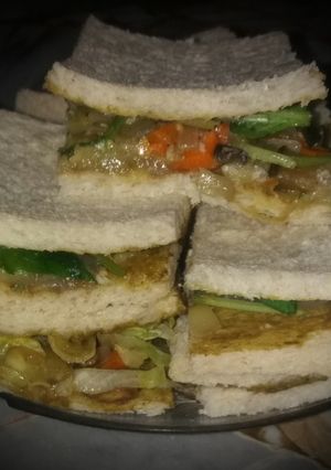 Una foto de Sandwiches vegetarianos
