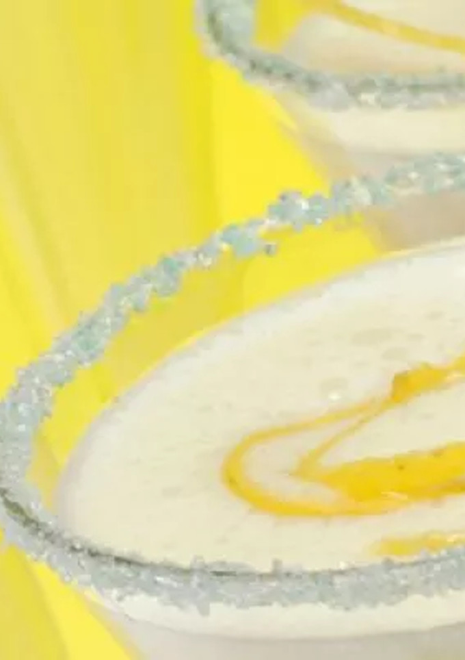 Una foto de Sorbete helado de limón al cava (para Nochevieja)