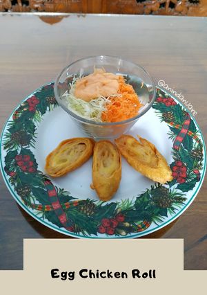 Foto resep Egg Chicken Roll ala Hokben