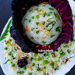 A picture of Peas Pulao.