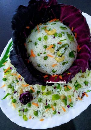 A picture of Peas Pulao.