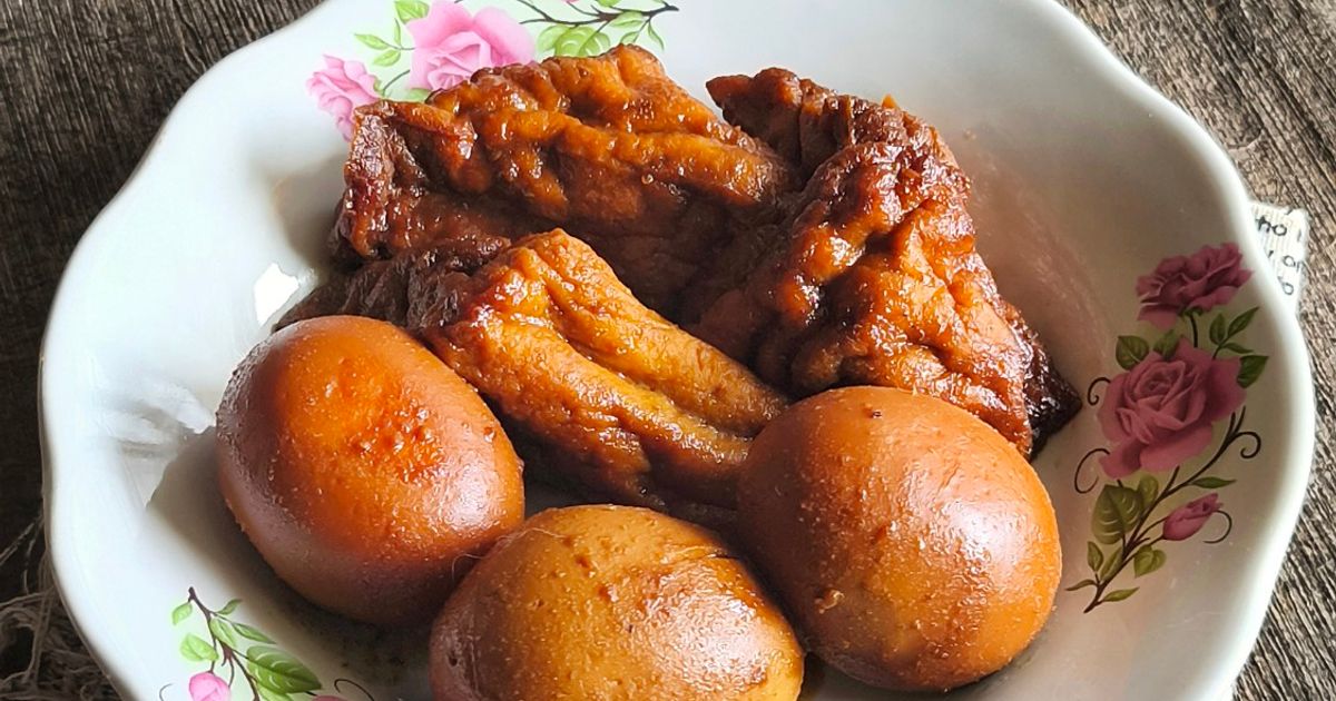 Bacem Basah (Tahu Dan Telur)