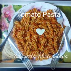 A picture of Tomato pasta.