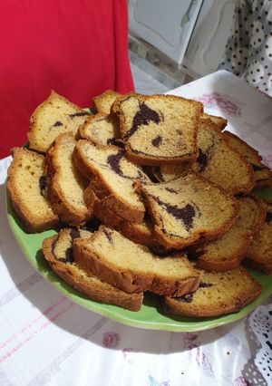 Une photo de Cake marbré