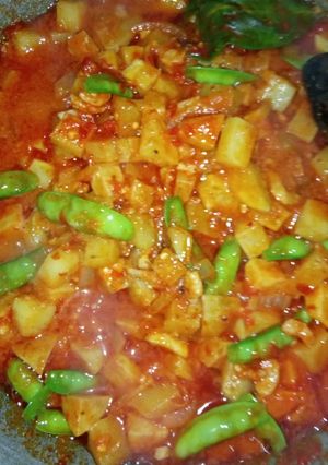 Foto resep Sambal goreng kentang