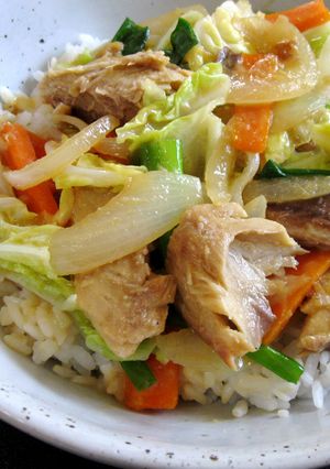 A picture of Mackerel ‘Chan-Chan-Yaki’ Rice Bowl.