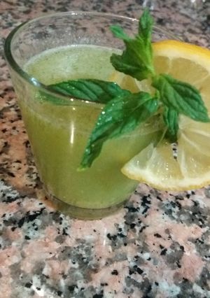 صورة لوصفة عصير الليمون والنعنع