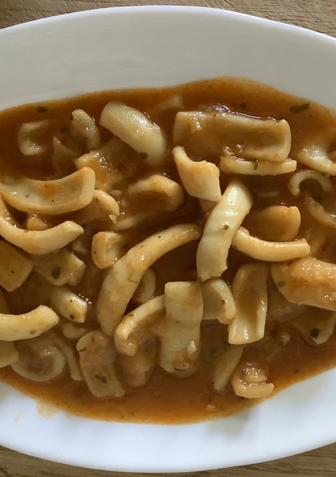 Una foto de Calamares guisados (Thermomix)