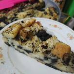 Puding Roti with Oreo Cookies