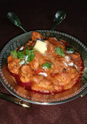 A picture of Chicken Murg makhani.
