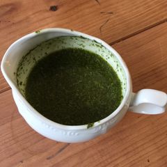 A picture of Arugula chimichurri.