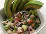 Ceviche de surimi (palmitos de cangrejo)