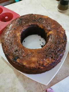 Una foto de Chocoflan