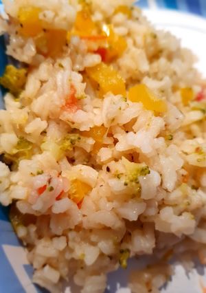 Una foto de Arroz con vegetales