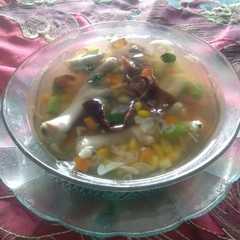 รูปของ Sup ceker ayam pelangi