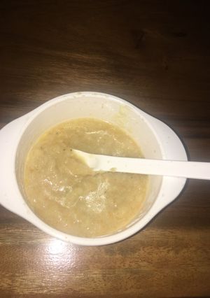 Foto resep Bubur Putih Wortel (Menu MPASI)