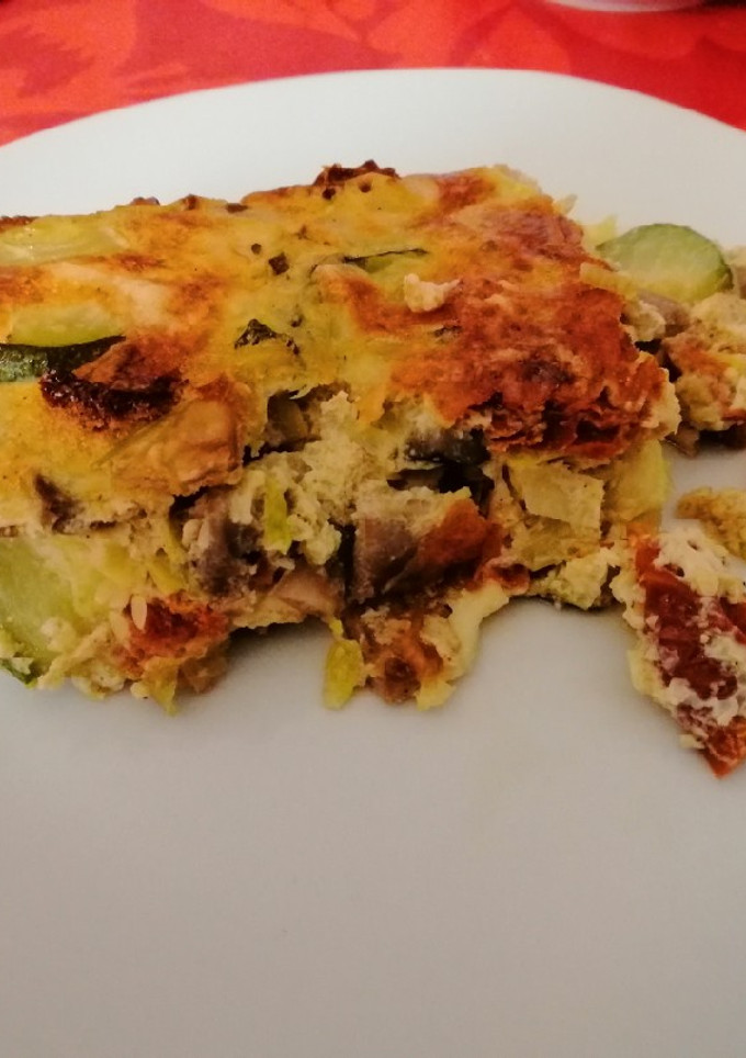 Una foto de Quiche vegetariana