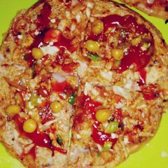 A picture of Mix vegetable pizza.