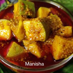 A picture of Raw Mango Pickle.
