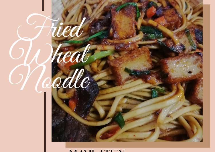 Recipe of Speedy Fried Wheat Noodle by Fat Boi