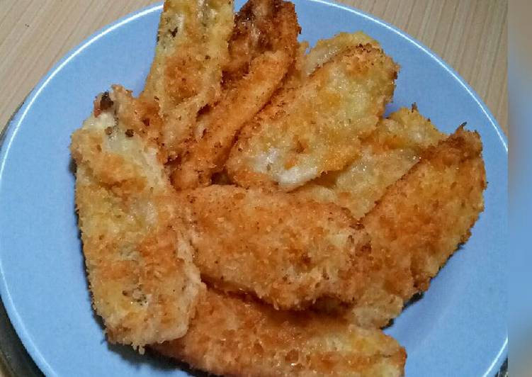 Pisang goreng pasir krispy