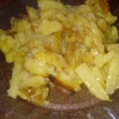 Una foto de Papas pegajosas!!!