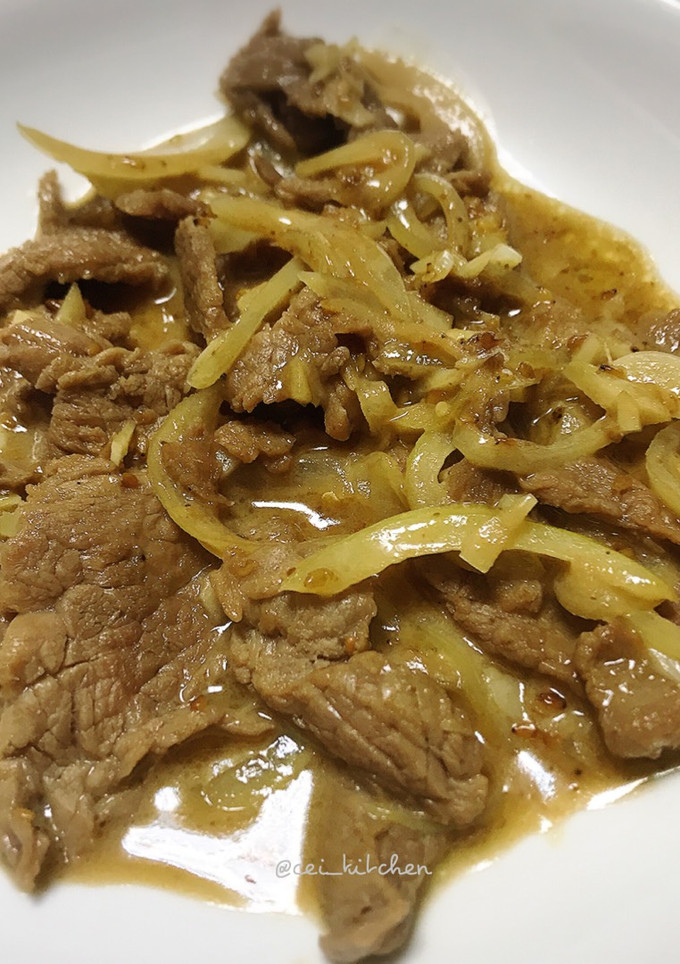 Foto resep Sapi Saus Wijen (Beef Roasted Sesame)